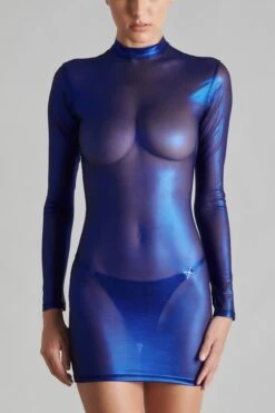 Maison Close Robe Courte - Blue Angel 12 Maison Close Robe Courte - Blue Angel -Maison Close Soldes 2021 Maison Close Blue Angel 02031
