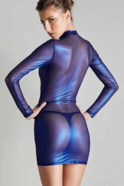 Maison Close Robe Courte - Blue Angel 11 Maison Close Robe Courte - Blue Angel -Maison Close Soldes 2021 Maison Close Blue Angel 02047