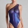 Maison Close Body String Asymétrique - Blue Angel -Maison Close Soldes 2021 Maison Close Blue Angel 02091