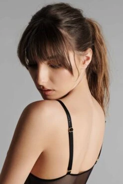 Maison Close Bretelles Pour Soutien-gorge -Maison Close Soldes 560347 corps a corps moir 0371 3