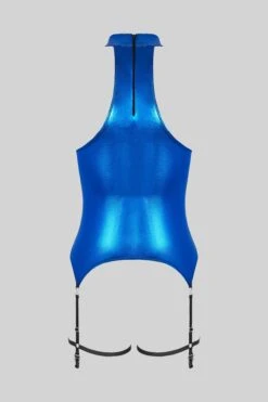 Maison Close Débardeur Porte-Jarretelle - Blue Angel -Maison Close Soldes 560460 2