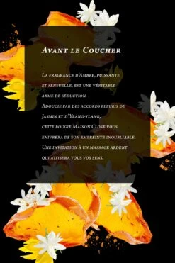 Maison Close Bougie De Massage - Avant Le Coucher - Fleur D'Ambre -Maison Close Soldes 560504 GHOST 2 FR