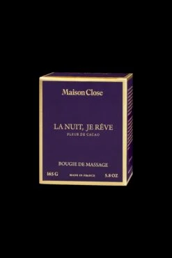 Maison Close Bougie De Massage - La Nuit, Je Rêve - Fleur De Cacao -Maison Close Soldes 560505 3 2560x3840 1