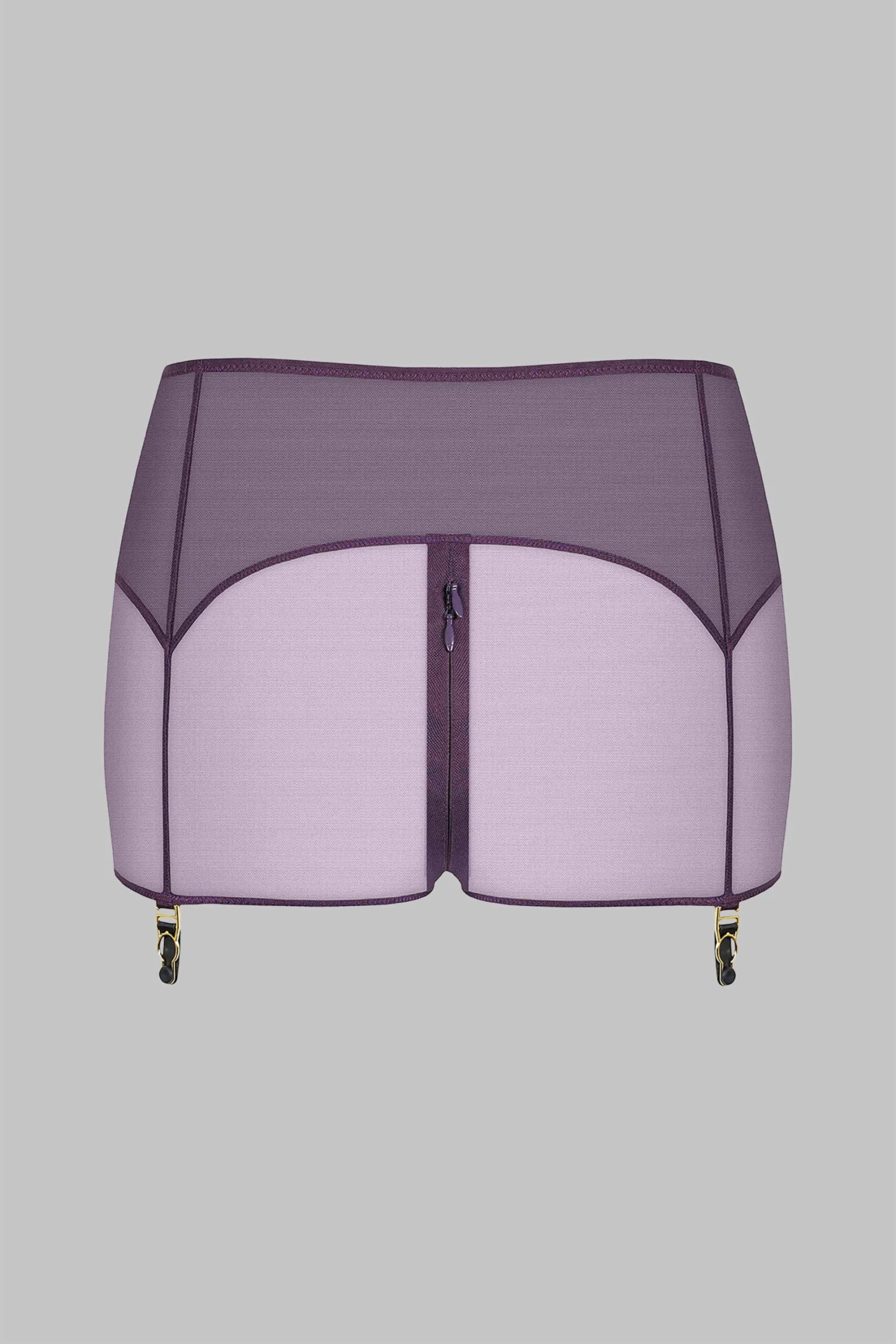 Maison Close Shorty Zippé Porte-Jarretelles - L'Amoureuse 10 Maison Close Shorty Zippé Porte-Jarretelles - L'Amoureuse – Image 8
