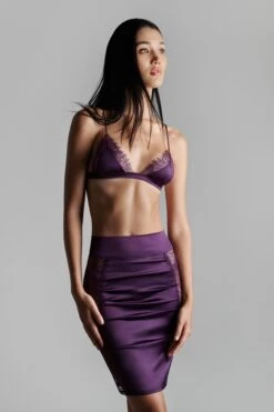 Maison Close Jupe Crayon - Villa Satine -Maison Close Soldes 561143 villa satine violet dounia 0738