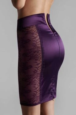 Maison Close Jupe Crayon - Villa Satine -Maison Close Soldes 561143 villa satine violet dounia 0853