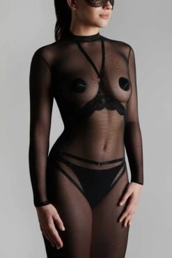 Maison Close Harnais - Le Ravissant - Les Romantiques -Maison Close Soldes 561604 harness guipure 203