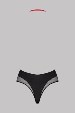 Maison Close String Harnais Taille Haute - Sacré Cœur -Maison Close Soldes Thong Harness Sacr C3 A9 Coeur Black 560033 4