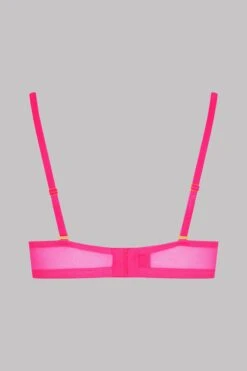 Maison Close Soutien-gorge Balconnet - Corps à Corps Néon -Maison Close Soldes Wire Bra CAC Pink 560134 4